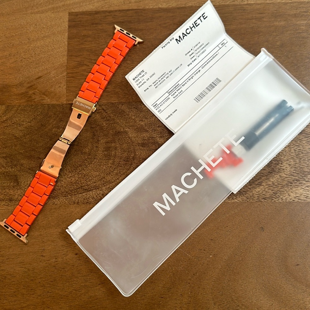 Machete Apple Watch Band Rose Gold